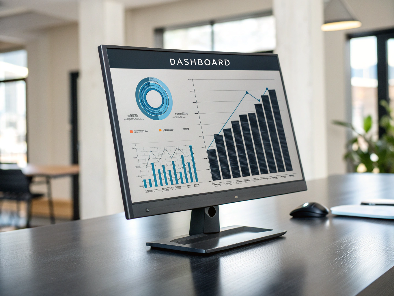 E-commerce dashboard with analytics